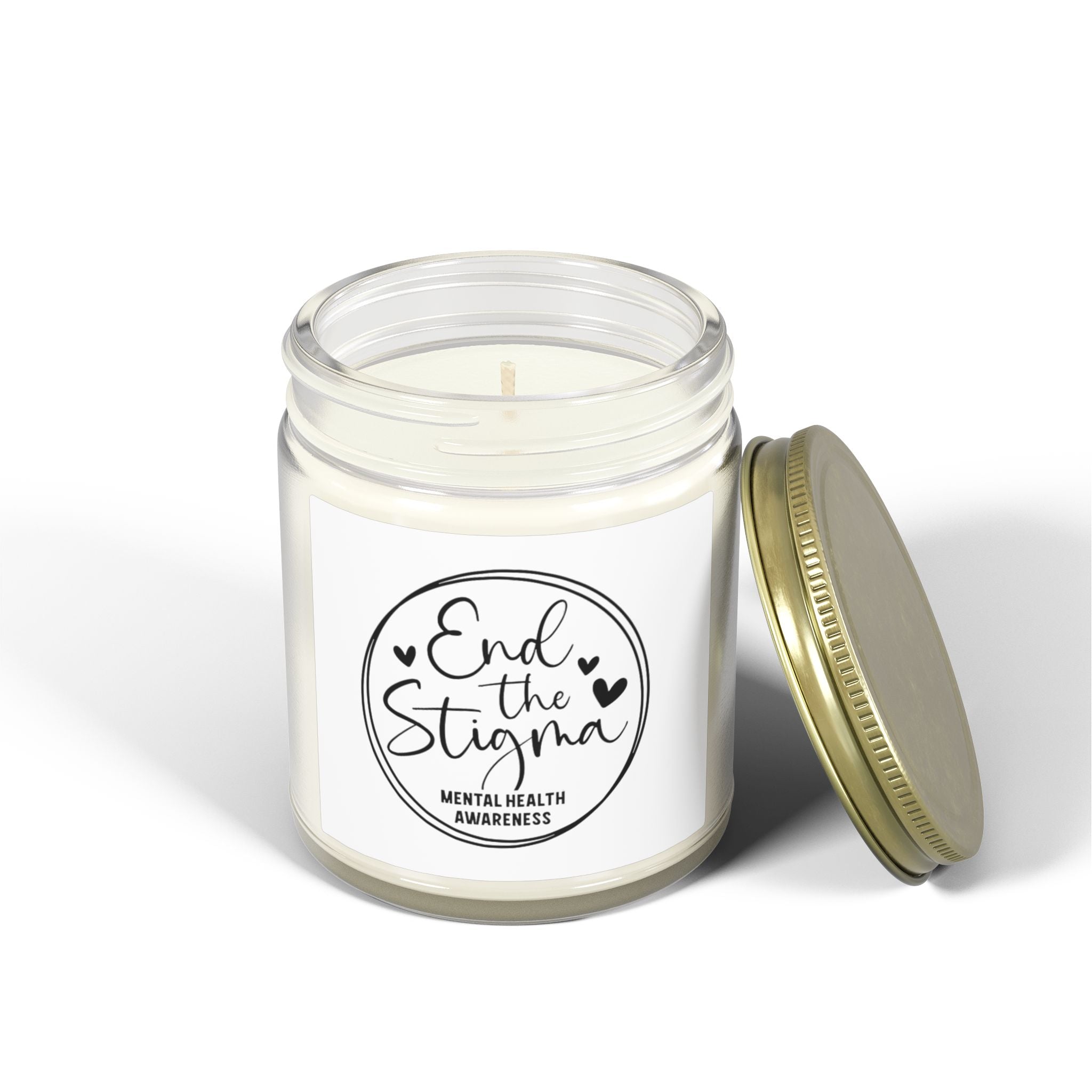 End the Stigma Soy Candle — Coconut Apricot Wax (4oz & 9oz)