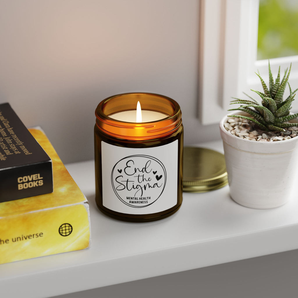 End the Stigma Soy Candle — Coconut Apricot Wax (4oz & 9oz)